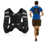 Kvittra Weighted Vest 11 lbs Weights with Reflective Stripe, Weighted Equipment for Men Women Workout Body Weight Vests for Training Jogging, Cardio, Walking, Elite Workout Equipment