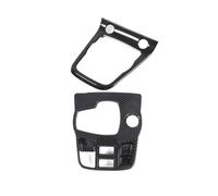 KVKQMLFEAW Car Central Control Panel Car Center Console Frame Gearshift Panel Cover Accessories for Jaguar for F-Type 2013-2022 2023 2024(2pcs Carbon Fiber Look)