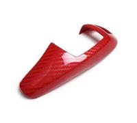 KVKQMLFEAW Car Central Control Panel for F30 F20 F10 F31 F32 F36 F34 F22 for X3 F25 for X5 F15 Series 1 3 4 5 ABS Car Gear Shifter Knob Cover Trim Accessory(Style A LHD Red)