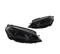 KVKQMLFEAW Car Headlight Headlamp 2pcs For VW For Golf 7 For TSI MK7 For Headlight 2013-2016 Car Styling LED Headlights DRL Head Lamp Dynamic Signal Lens