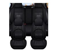 KVKQMLFEAW For Baic X55 2025 5seats Flax Universal Car Seat Covers All Inclusive Protectors Steering Wheel Cover Seat Cushion Covers(1)