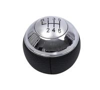 KVKQMLFEAW for Cooper R55 R56 R57 R58 R59 R60 R61 Car 5/6 Speed Gear Shift Knob Interior Lever Handball Accessories Window Control Switch(Silver 6Speed)