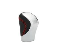 KVKQMLFEAW for Lexus ES GS-450H GX IS-300 NX-300H RC-300 RX-350 2015-2021 PU Leather Gear Shift Knob Shifter Handball Window Control Switch(Silver Red Line 2)
