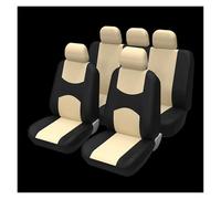 KVKQMLFEAW For WARTBURG 353 For Tourist Car Seat Cover Detachable Headrests Polyestor Universal Seats Covers Seat Cushion Covers(Beige full set)