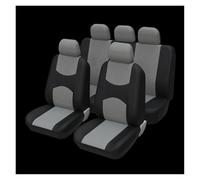 KVKQMLFEAW For WARTBURG 353 For Tourist Full Set Car Seat Cover Detachable Headrests Polyestor Universal Seats Cover For Cars Seat Cushion Covers(Gray full set)