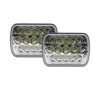 KVKQMLFEAW Front Headlight Assembly For YJ For Cherokee For XJ For Comanche For MJ 5x7 7x6 Car LED Headlights H6054 H5054 Headlamp Headlamp Assembly(TYPE B 2 PCS)