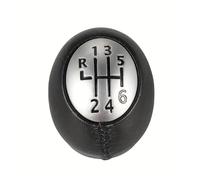 KVKQMLFEAW Gear Shift Knob for Vauxhall for Vivaro for Movano 2010-2016 Car 6 Speed Gear Shift Knob Leather Handleball Shifts Head Gears