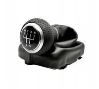 KVKQMLFEAW Gear Stick Cover for A3 8P 2003-2012 5/6 Speed Handle Car Gear knob PU Leather Shift Knob Lever Stick Pen Gaiter Boot Cover(5 Speed)