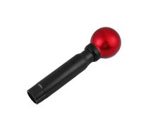 KVKQMLFEAW Gear Stick Cover for Jazz GK5 for City GM6 for Fit Car at Gear Shift Knob Shifter Lever Round Ball Button Shifter Knob Handle(Red)