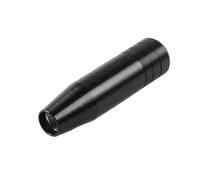 KVKQMLFEAW Gear Stick Cover Universal 13CM Aluminum Gear Shift Knob Car Manual Transmission Shifter Lever Knob with Three Adapters(Black)