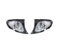 KVKQMLFEAW Ndicator Light For 3 Series E46 4-door 318i 320i 325i 330i 2002 2003 2004-2005 Car LED Turn Light Corner Marker Parking Light Lamp Trim Car Indicator Lamp(White,1 Pair)