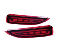 KVKQMLFEAW Rear Lamp Assembly FOR Mazda 3 FOR Sedan 2014-2018 2pcs Multi-function Auto Brake Light Dynamic Turn Signal Reflector Car Rear Fog Lamp Bumper Tail Light Cluster
