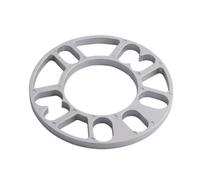 KVKQMLFEAW Wheel Spacers 3/5/6/8/10mm Alloy Aluminum 1PC Car Wheel Spacers Spacer Adaptor Shims Plate Wheel Hub Centric Rings(1PC 5MM)