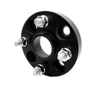 KVKQMLFEAW Wheel Spacers FOR CRX FOR Accord FOR Civic FOR Acura PCD 4x100 CB 56.1mm Aluminum Alloy 2 Pieces Wheel Spacer Adapter Wheel Hub Centric Rings(Black 15mm 2PCS)
