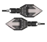 KVLTGQEFL 2PCS Motorcycle Turn Signal Lights Arrow Indicators Blinker Flasher 12V For Motorcycle Motorbike Scooter Quad Cruiser Off Road Turns Signal Lights