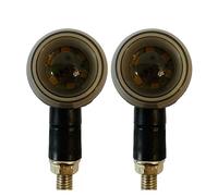 KVLTGQEFL Motorcycle LED Turn Signal Light Amber Waterproof Motorcycle Indicator Bulb Amber Red Brake Stop Light Fit For Hon&da For Suzuki Turns Signal Lights