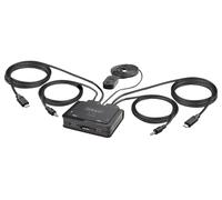 KVM SWITCH, DP, USB-C, 2 PORT, 1.2M - C2-D46-UC2-CBL-KVM