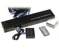Kvm Switch HDMI - USB Automatic - 8 Ports- With Cords