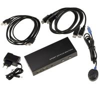 Kvm Switch Mouse Keyboard Screen 2 PC Displayport USB - Ultra HD 4K 60Hz