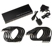 KVM Switch Mouse Keyboard Screen 4 PC DISPLAYPORT USB - ULTRA HD 4K 60Hz