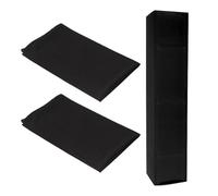 KVMORZE 2 Pack Black Truss Cover Fits 6.56 ft x 8 in Box Truss Scrim Elastic Fabric Seamless Integration, Easy Installation Pull over Truss Sleeves Truss Sock