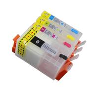KVMRshn 4PCS Refillable Ink Cartridge Compatible With 902 904 903XL Works For Officejet Pro 6950 6951 6954 6956 6958 6960 6962 6968 Printers(Europe 903)