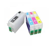 KvMRShnso Refillable Empty Ink Cartridge Set T1301 T1302 T1303 T1304 Compatible with Expression Home and WorkForce Printers Including SX620FW SX535WD BX935FWD WF-3520DWF and More