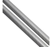 KVPYVYAMZ Car Boot Gas Springs For Seat For Ibiza For 3rd 6l 2002-2008 Front Bonnet Modify Lift Support Spring Damper Absorber Auto Parts Boot Flaps Bonnet Support Rod(Silver carbon fiber)