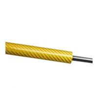 KVPYVYAMZ Car Boot Gas Springs For VW For Golf For Mk7 2012-2020 1PC Hood Strut Front Bonnet Gas Spring Lift Support Shock Damper Absorber Boot Flaps Bonnet Support Rod(Yellow carbon fiber)