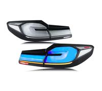 KVPYVYAMZ car rear light assemblies For G30 For F90 For 5-Series For 520 For 530 2017-2020 LED Tail Lights Sequential Turn Signal Blue Start-up Animation