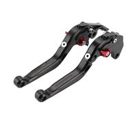KVPYVYAMZ Clutch Brake Lever Set for DL 1050 1000 for XT for VStrom for 1000XT for 1050XT Folding Clutch Brake Levers Control Handles Extendable(Black Red)