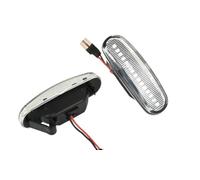 KVPYVYAMZ Dynamic Turn Signal Light Indicator Light For Citroen For Nemo Panel Van 2008.02-2018 2019 Dynamic Turn Signal Side Marker Light Repeater Lamp Styling Accessories(Dynamic Crystal)