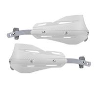 KVPYVYAMZ Motorbike Handguards Motorcycle Handguard Hand Guard Shield Protector Handlebar Universal Protection Modification Accessories(White)