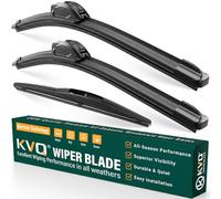 KVQ Windshield Wiper Blades Replacement for Mazda CX3 CX-3 2016 2017 2018 2019 2020 2021 Original Factory Quality Front Rear Wiper Blade Set - 22" 19" 10" (Set of 3)