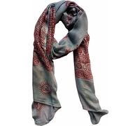 KVR OM AUM Krishna Buddha Ganesha Shiva yoga spiritual auspicious Pooja Hindu Religious Indian prayer scarf, Grey-krishna-1, Adult