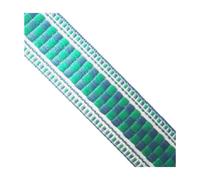 KVR Polyester Silk Brocade Jacquard Craft Trim Sewing Embroidery Decoration Ribbon Lace Garment Dress Skirt Wedding Party (Combo-2, 0.80 inch Wide, 10 mtr in a Pack)