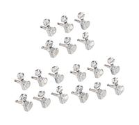 KVSERT 18Pcs 6R Guitar Tuning Pegs Tuners Machine Heads for Replacement