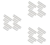 KVSERT 24 Sets of 48Pcs 6 String Acoustic Guitar Bone Bridge Saddle and Nut Made of Real Bone