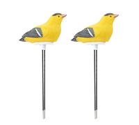 KVSERT 2X Soil Moisture Meter Watering Alarm Bird Plant Water Tester Hygrometer Sensor Gardening Tool Kit (Yellow)