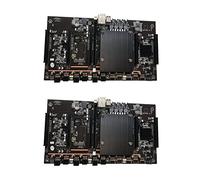 KVSERT 2X X79 H61 BTC Mining Motherboard LGA 2011 DDR3 Supports 32G 60mm Pitch Support RTX3060 3080 Graphics Card for BTC Miner
