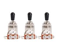 KVSERT 3X Electric Guitar Toggle Switch 3 Way in Black (Rhythm)