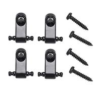 KVSERT 4 Pcs Electric Guitar String Tree String Retainer - Black