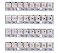 KVSERT 4pcs 8 x WS2812B 5050 RGB Driving LED Lights Board Strip -in Full-Color for NAZE32 CC3D