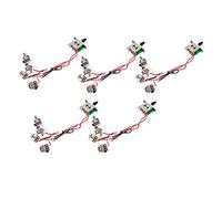 KVSERT 5X Pots for Strat Guitar PreWired 1 Volume 2 Tone Control 5 Way Switch 3-500K Pot