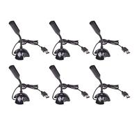 KVSERT 6X USB Microphone Web Flexible Noise Canceling Mic for PC Computer Laptop Stand