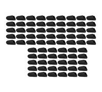 KVSERT 75Pcs Rubber Mouthpiece Cap Ligature Protect Delicate Tip for Flute Clarinet Saxophone Sax Parts Accessories