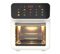 KVTGAYMS 20L Large Air Fryers Oven with Rotisserie for Family Digital 1350W,0-60 Minutes Free Timer,18 in 1 Multicooker, Roast, Grill, Bake, Toast, Fry, Dehydrate, Oil-Free, (Color : /White) Gray/Whit
