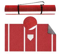 KVTUYC Baseball Batting Hitting Mat, Batters Box Turf Cushions, Baseball Softball Turf Training Mat, Mimics Real Playing Conditions, Suitable for Indoor Outdoor and Cage Training(Red,116x300)