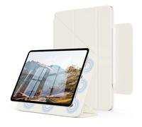 KVTVOU Case for iPad (A16) 11th/10th Generation (2025/2022, 11/10.9 Inch), Powerful Smart Magnetic Attachment, Slim Lightweight Y-Multiple Stand Cover, Support Touch ID & Auto Sleep/Wake, Cream White