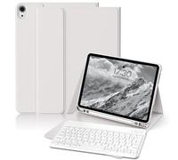 KVTVOU Keyboard Case for iPad 10th Generation 2022 10.9 Inch with Pencil Holder, Folio Magnetic Detachable Wireless Bluetooth Keyboard & Smart Flip Stand Cover for iPad 10th Generation, Gray